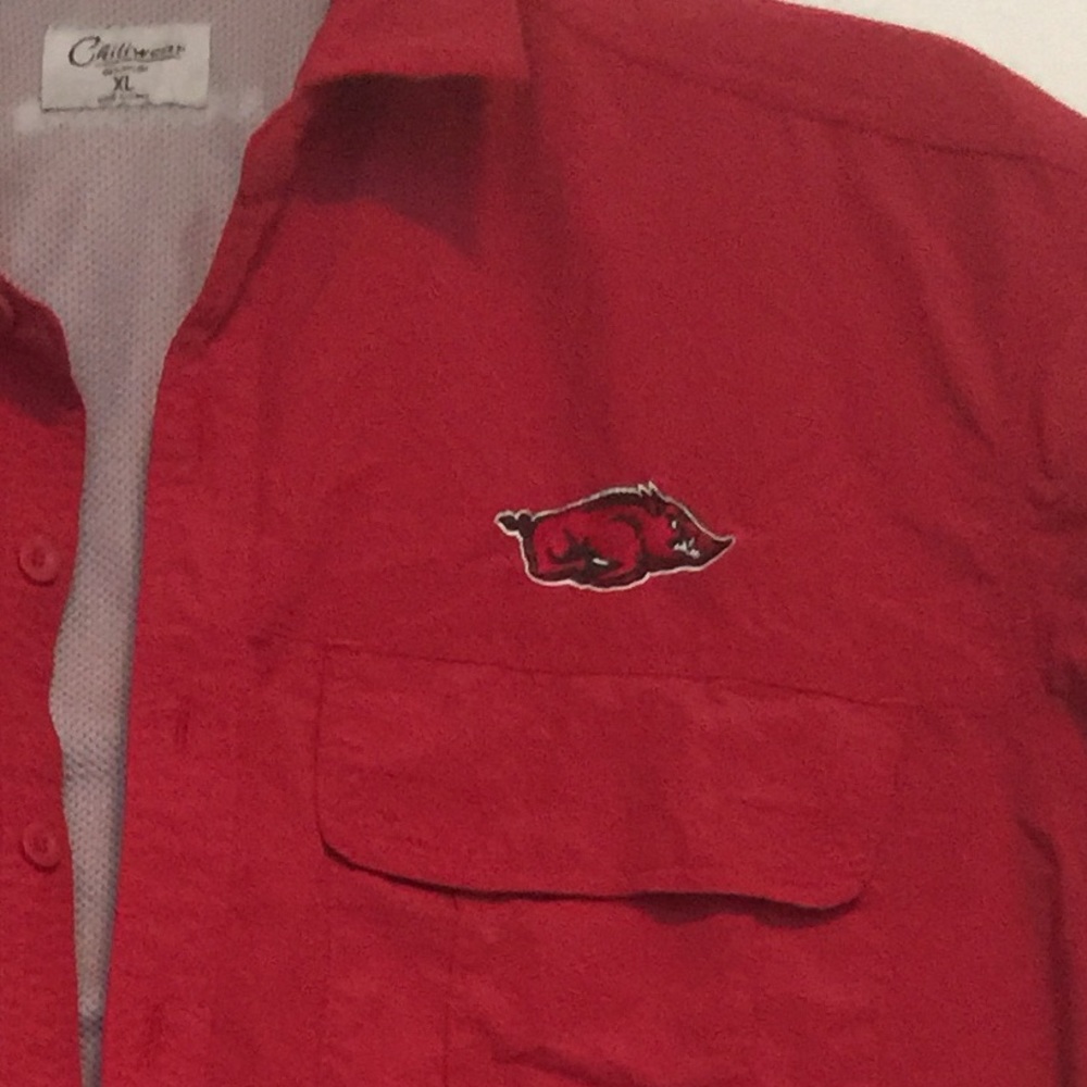 Chiliwear Men Arkansas Shirt Fishing Outdoor Xl